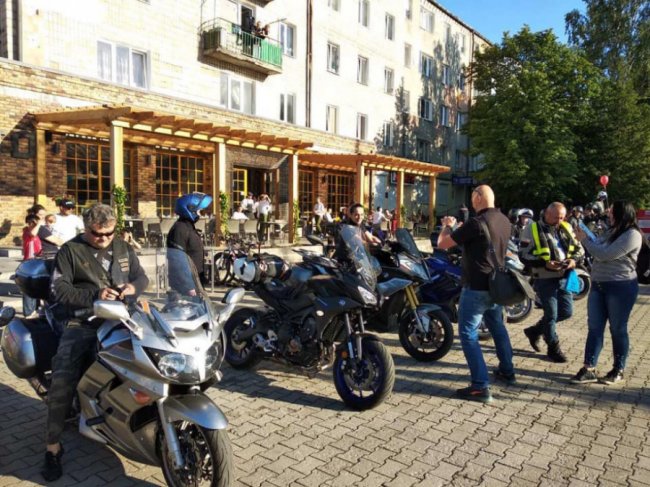 Байкери з Польщі та Білорусі відвідали Ковель. ФОТО