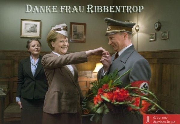 Путін і Меркель: Mr. & Mrs. Huylo. ФОТО