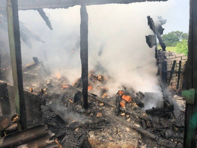 У селі на Волині згорів будинок. ФОТО