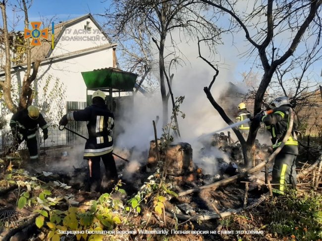 На Волині під час пожежі загинув чоловік