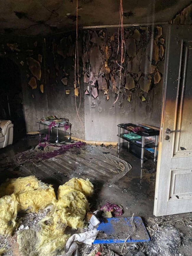 У селі під Луцьком через електрообігрівач горів будинок