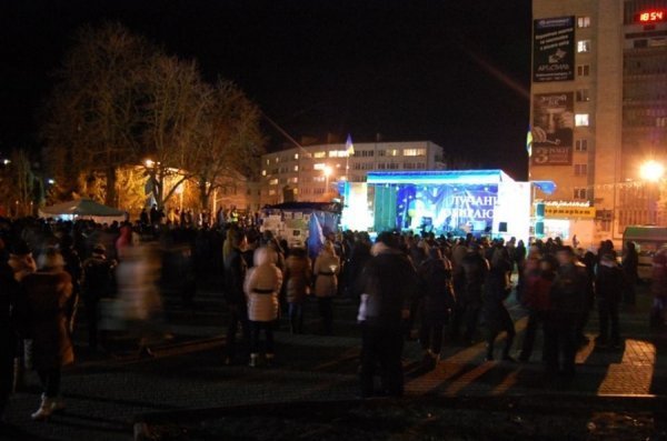 Третій день Нового Майдану у Луцьку. ФОТО