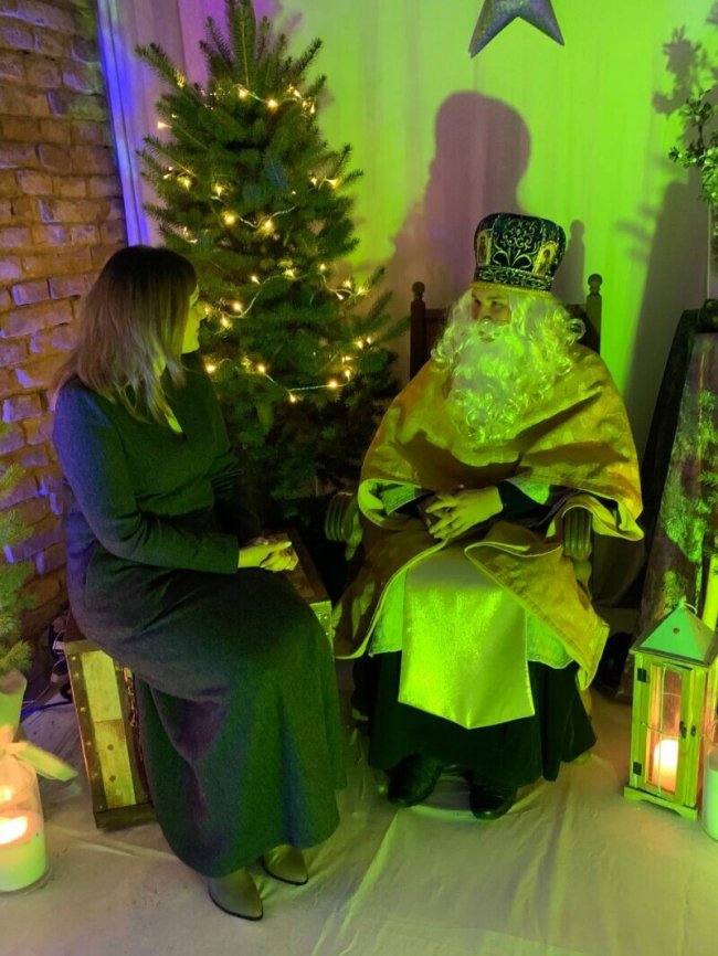 Як у Луцьку працювала резиденція святого Миколая в укритті