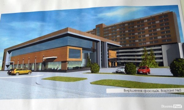 Якими будуть готель «Лучеськ» і ТЦ «Імідж» після реконструкції. ФОТО