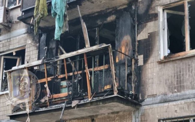 Нічна атака росії: у Києві пошкоджено будинок і дитсадок, є поранені