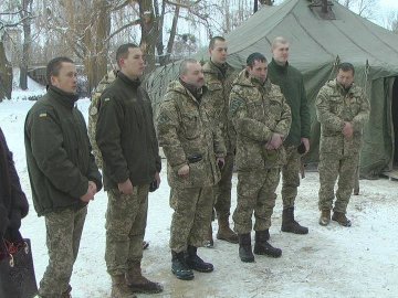 Як на Водохреще купалися волинські солдати