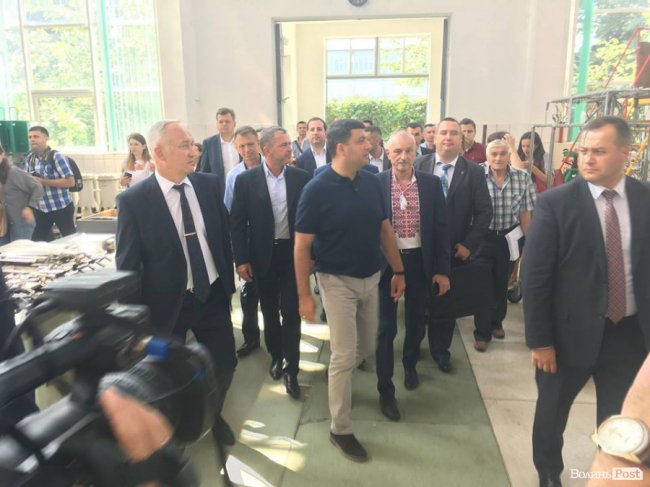 Гройсман прибув до Луцька. ФОТО