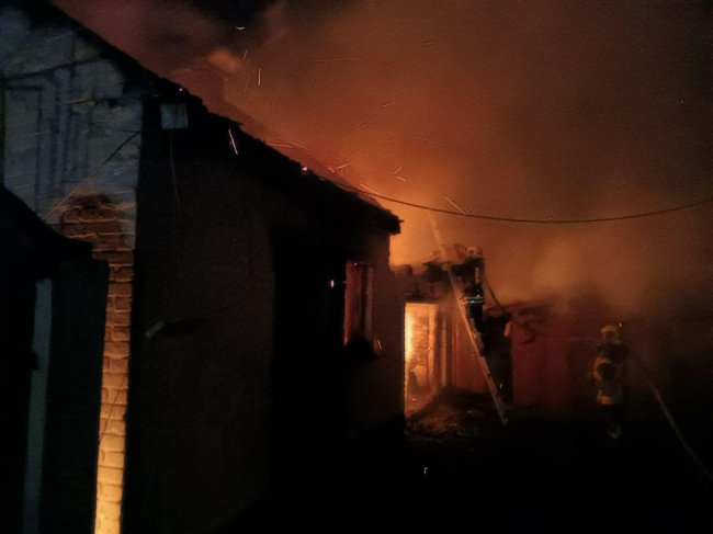 На Волині горіла літня кухня