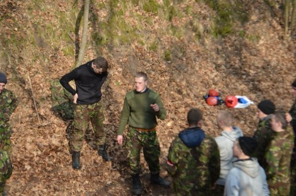 Як «Правий сектор» Волині навчався знешкоджувати «диверсантів». ФОТО