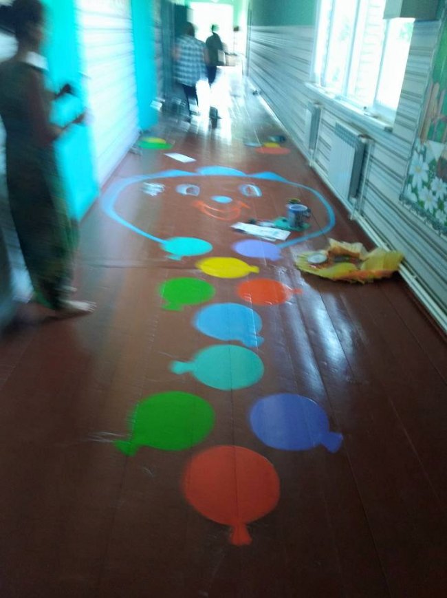 Капітошка, сонце і ракети «поселилися» у волинській школі. ФОТО