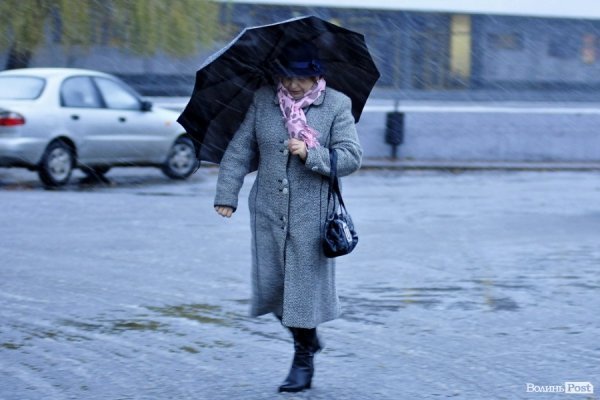 Перший сніг у Луцьку: холодно, вітряно, мокро. ФОТО. ВІДЕО