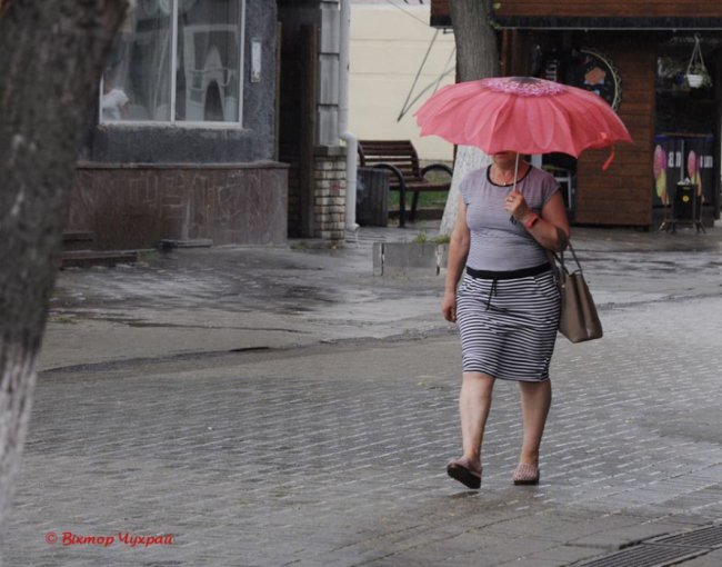 Мокрий Луцьк на знімках луцького фотографа