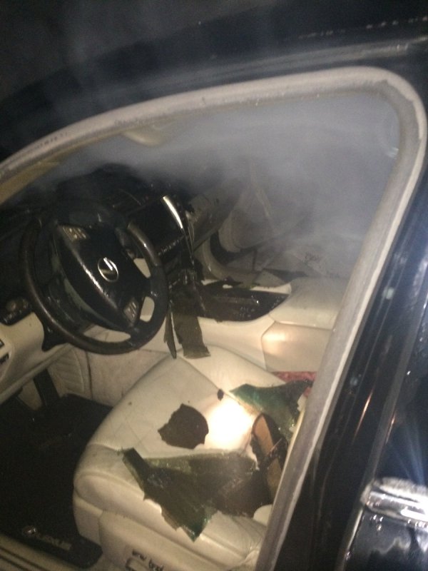 У Луцьку горіло авто депутата міськради. ФОТО