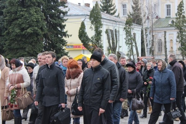 У Луцьку прощалися із військовим Дудкою. ФОТО