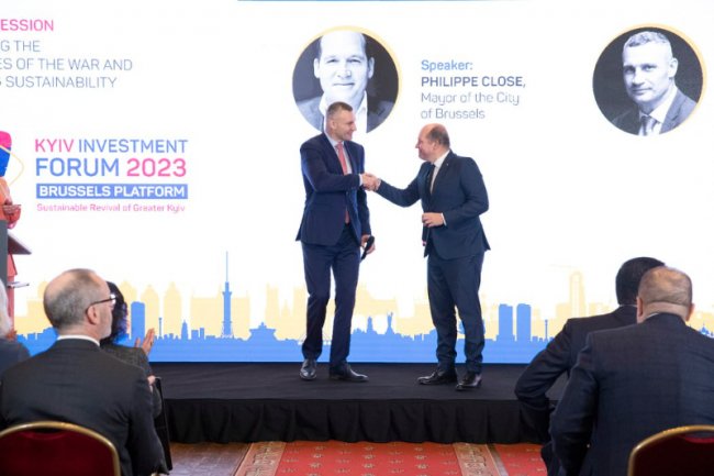 «Наша мета – комфортне місто для людей», – Кличко відкрив у Брюселі Київський інвестиційний форум