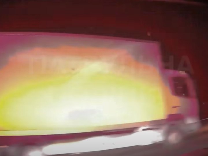 У Луцьку посеред ночі зупинили п'яного водія вантажівки. ВІДЕО