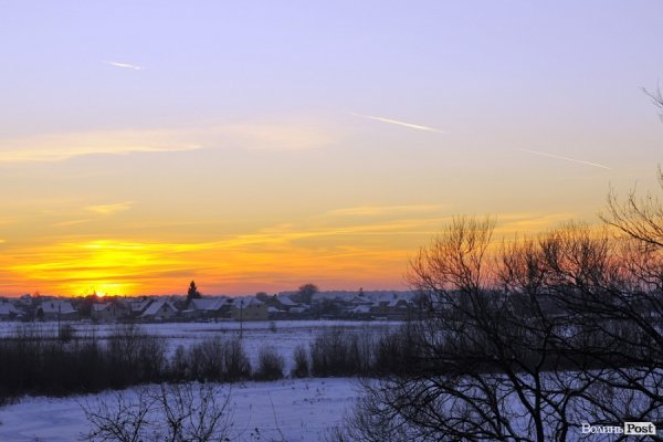 Фото зимового Луцька 