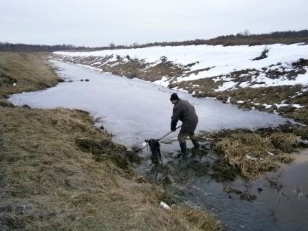 На Волині у меліоративних каналах значно піднявся рівень води. ФОТО
