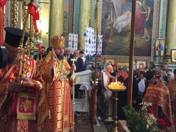 Предстоятель ПЦУ Епіфаній очолює богослужіння у храмі на Волині. ФОТО