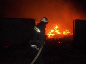 У двох селах Луцького району горіли господарські будівлі 