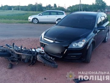 На Волині – ДТП: постраждав неповнолітній