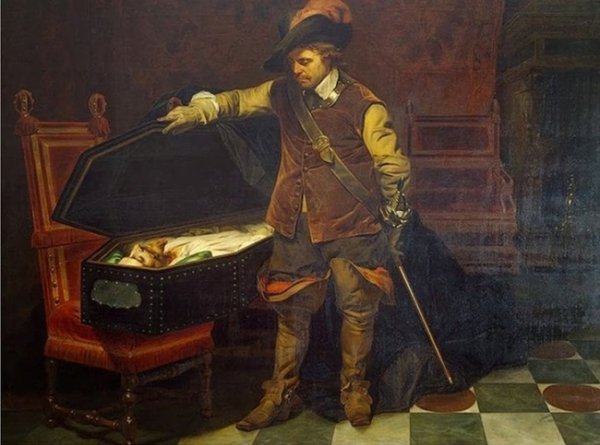  Поль Деларош, Франція. Олівер Кромвель розуміє, що це не гітара, яку він замовив на Амазон, 1849