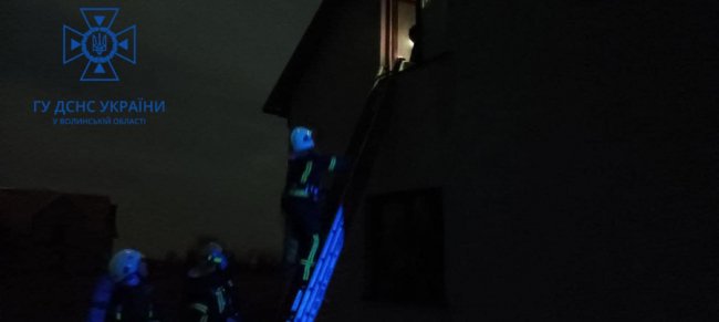 У Луцькому районі з пожежі врятували подружжя та їх 9-річного сина