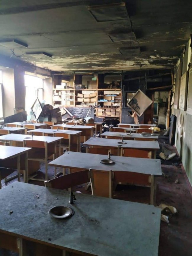 У волинській школі згорів кабінет хімії. ФОТО