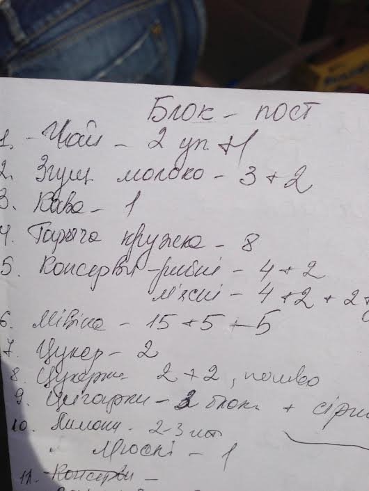 У луцьких супермаркетах зібрали більше півтонни продуктів для АТО.ФОТО