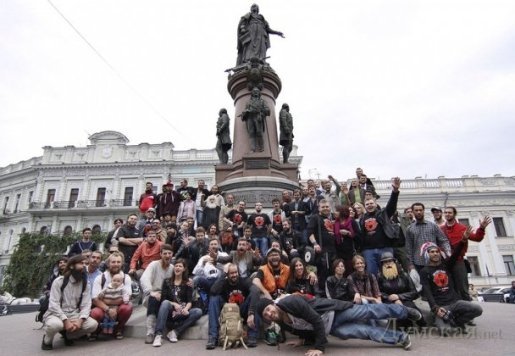 «Бородатий» марш в Одесі. ФОТО