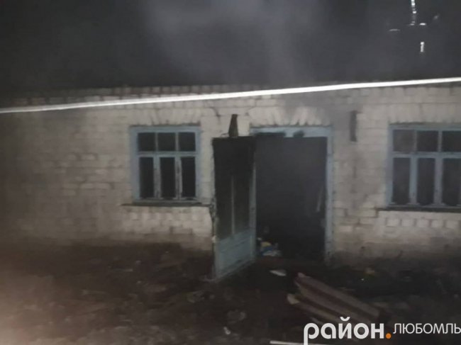 У селі на Волині горіла літня кухня. ФОТО