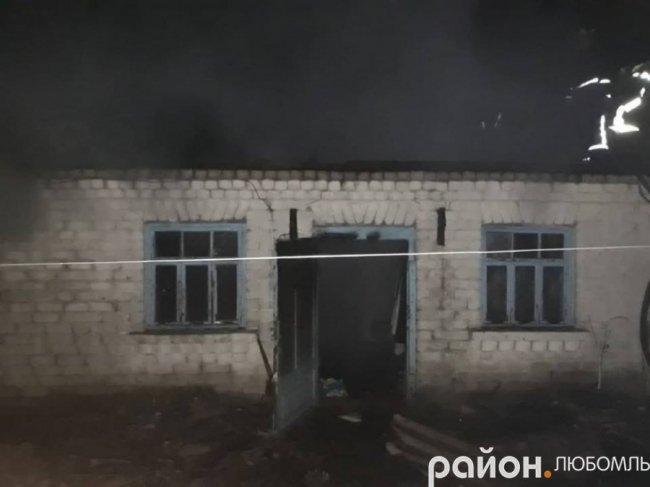 У селі на Волині горіла літня кухня. ФОТО