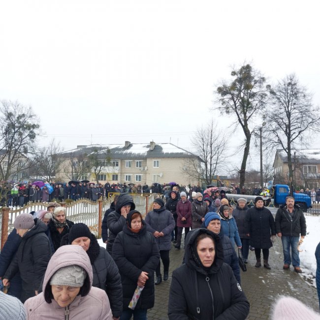 Волиняни попрощалися із Героєм Володимиром Рекуновичем