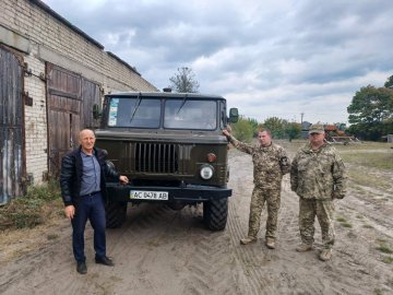 Волинська громада віддала для війська вантажівку. ФОТО