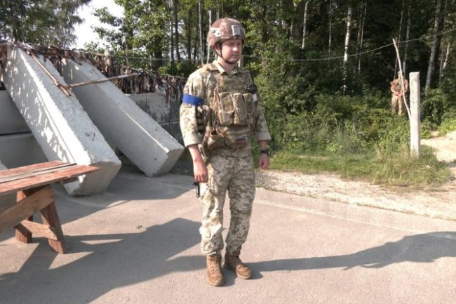 Прикордонник Владислав Калінін.