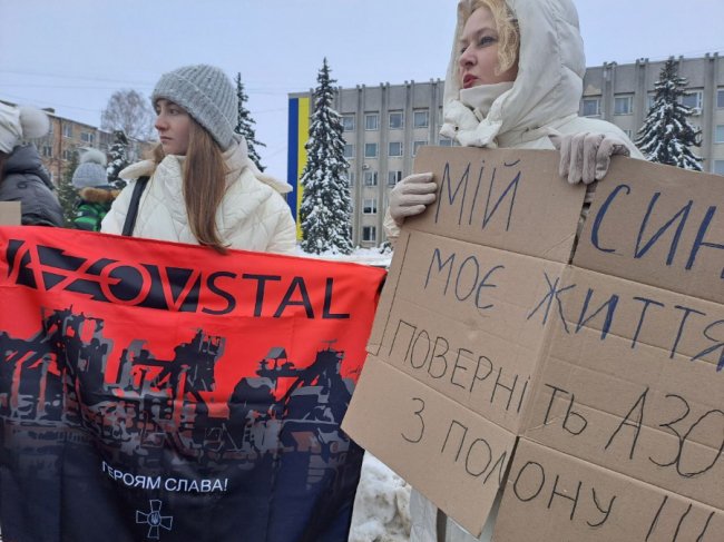 На Волині відбулася акція на підтримку полонених воїнів ЗСУ