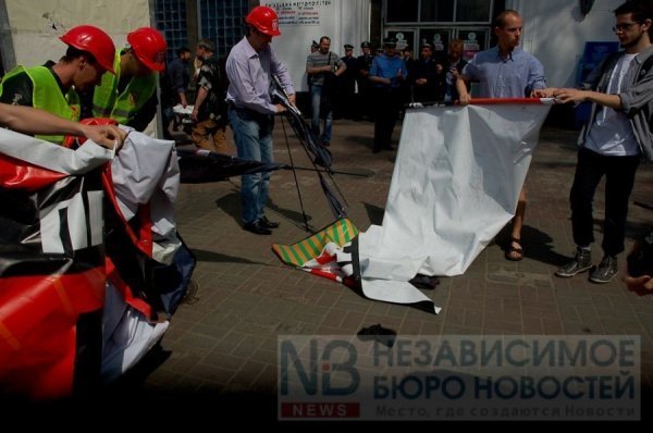 У Києві затримали учасників маршу профспілок. ФОТО
