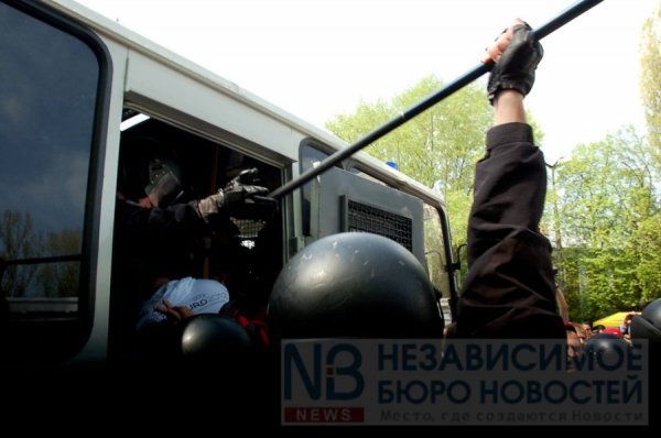 У Києві затримали учасників маршу профспілок. ФОТО