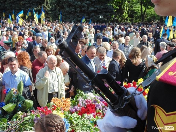 У Луцьку відзначили День Перемоги. ФОТО