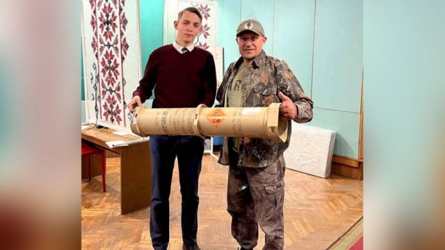 Колекцію фондів волинського музею поповнив боєприпас до гаубиці з фронту