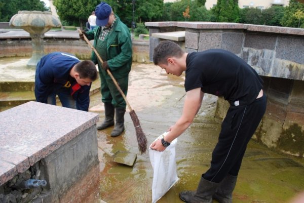 «Трофеї» луцьких фонтанів. ФОТО