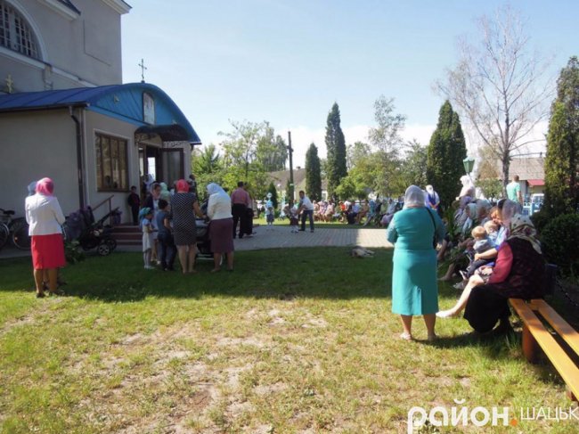 Як на Трійцю святили лепеху в Шацьку. ФОТО