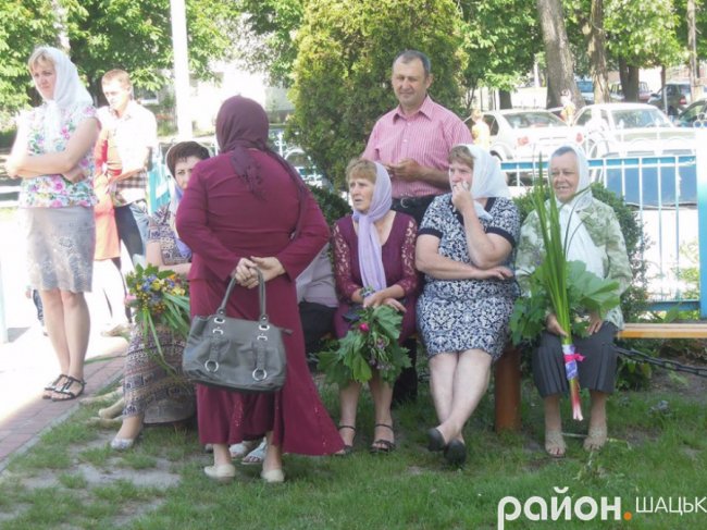 Як на Трійцю святили лепеху в Шацьку. ФОТО
