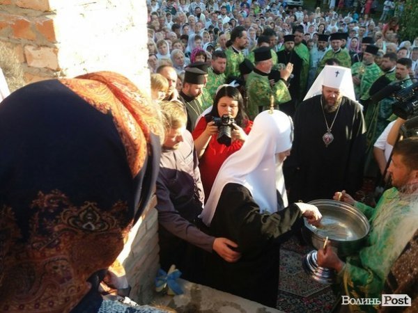 Як лучани зустрічали Філарета. ФОТО. ВІДЕО