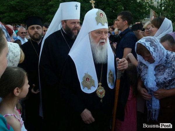 Як лучани зустрічали Філарета. ФОТО. ВІДЕО