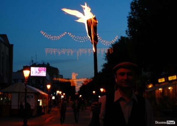 Романюк «підпалив» Луцьк, щоб було більше туристів