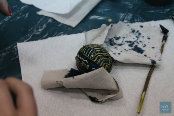 Маленьких нововолинців навчали мистетву писанкарства. ФОТО