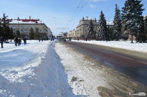 Луцьк після снігопаду. ФОТО