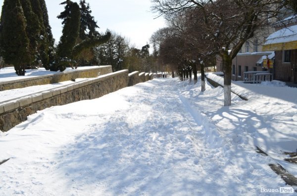Луцьк після снігопаду. ФОТО