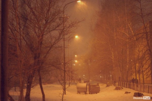 У Луцьку знову хуртовина. ФОТО